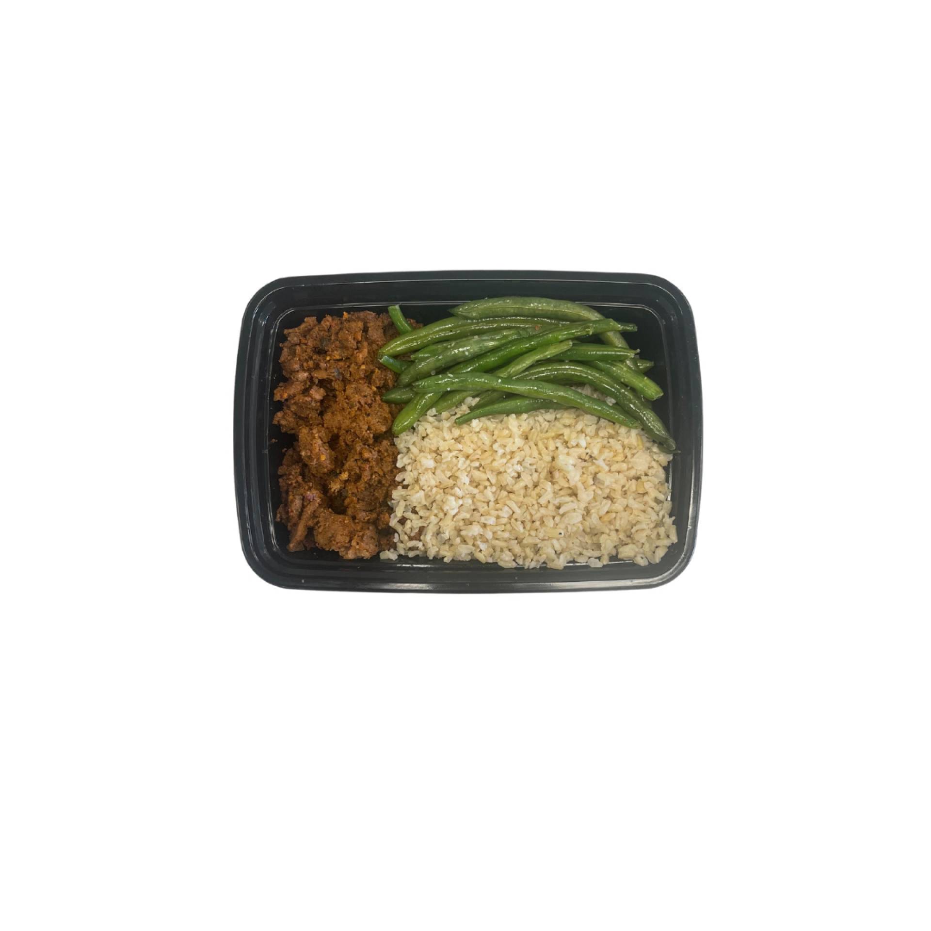 Ground Turkey with Brown Rice & Green Beans