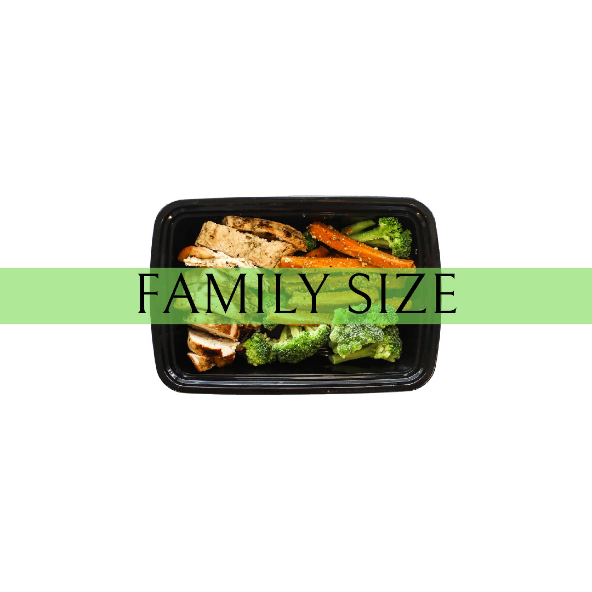 Grilled Chicken with Broccoli & Carrots (FAMILY SIZE)