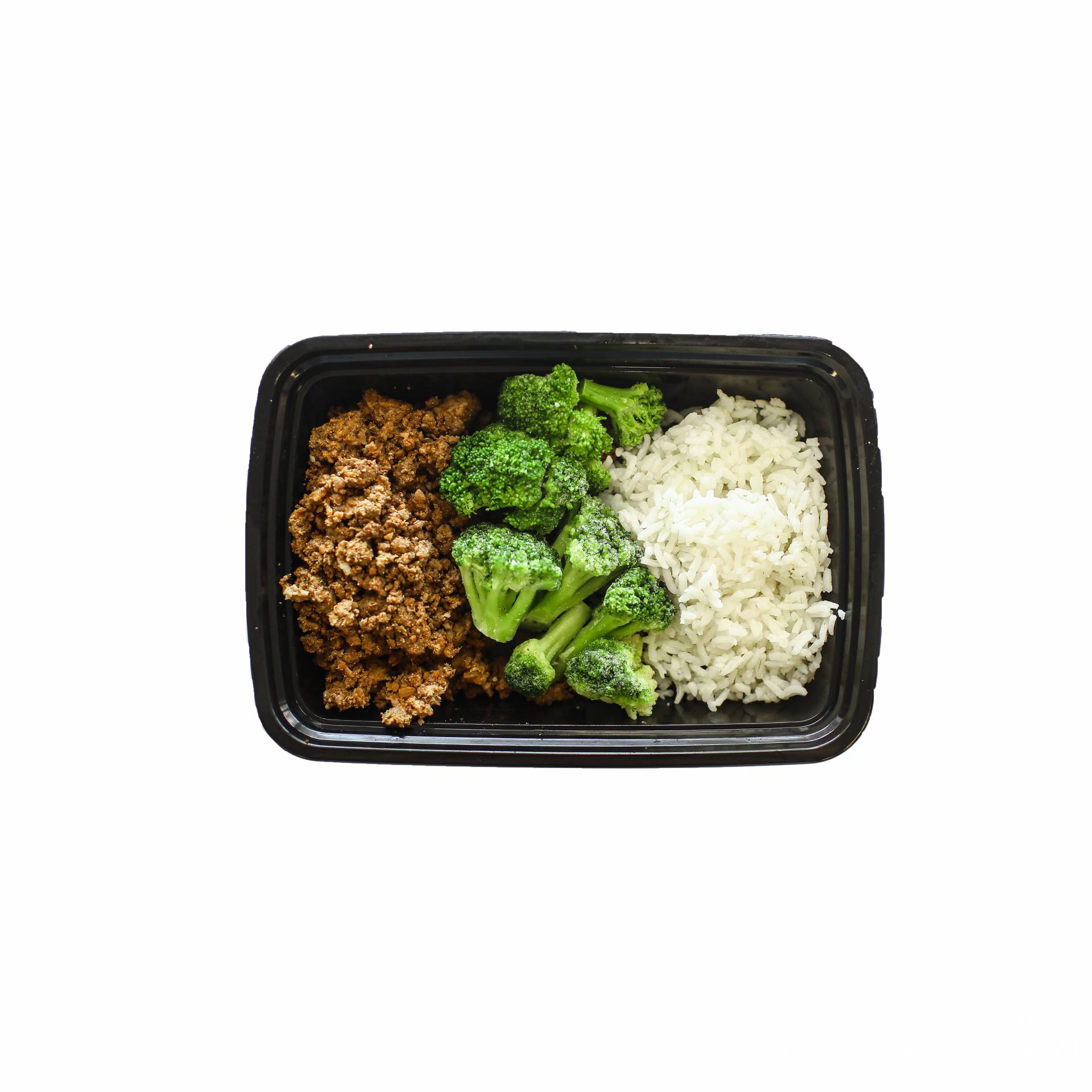 Lean Ground Beef with Jasmine Rice & Broccoli