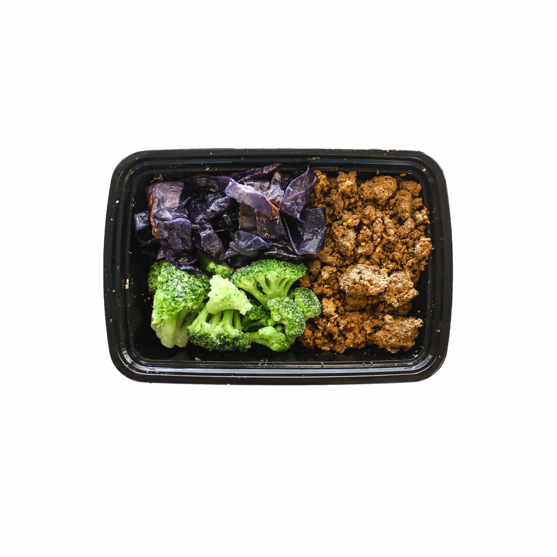 Lean Ground Beef with Cabbage & Broccoli